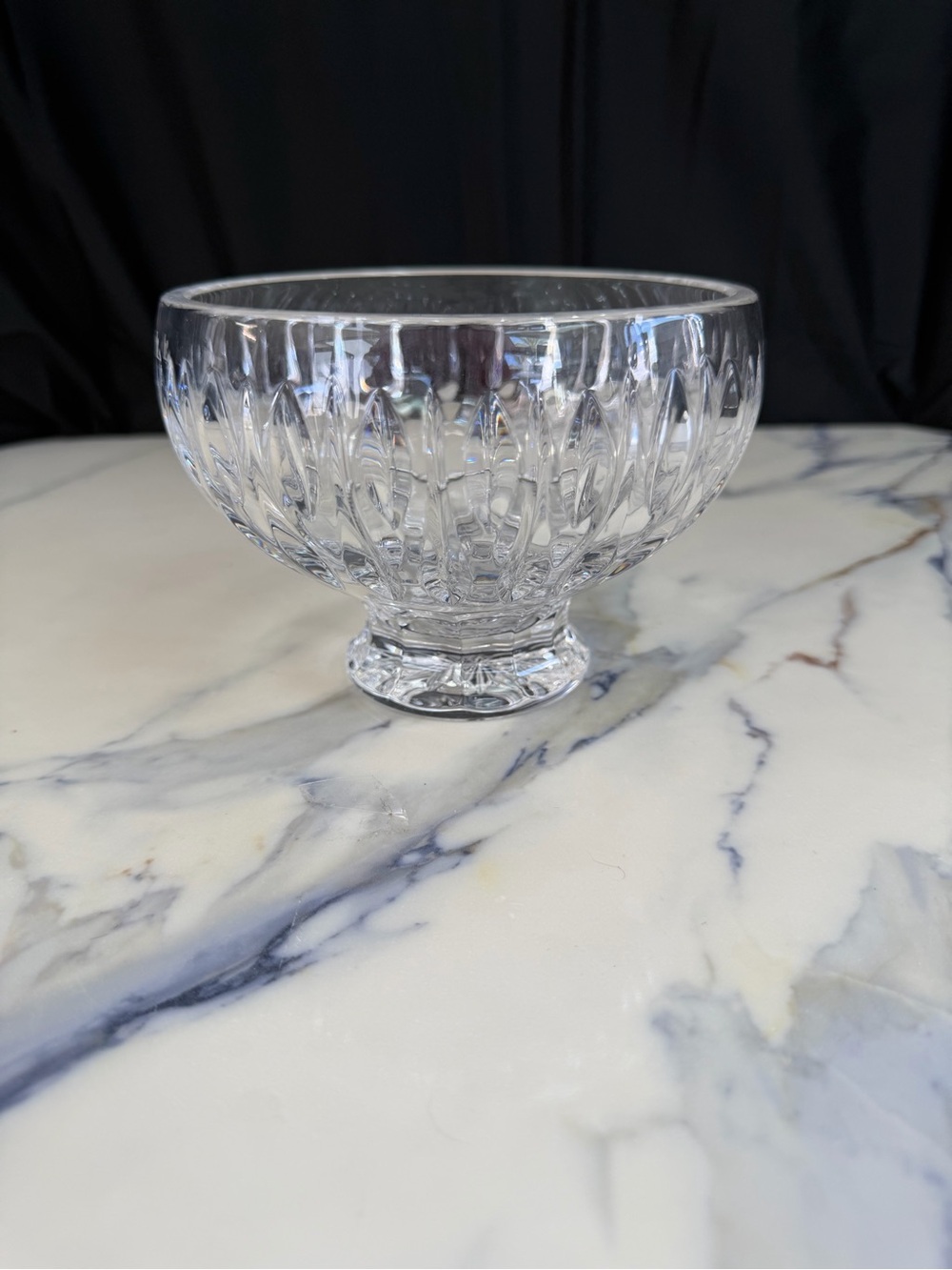 Marquis by Waterford Crystal Sheridan Footed Bowl 4" x 5.75"